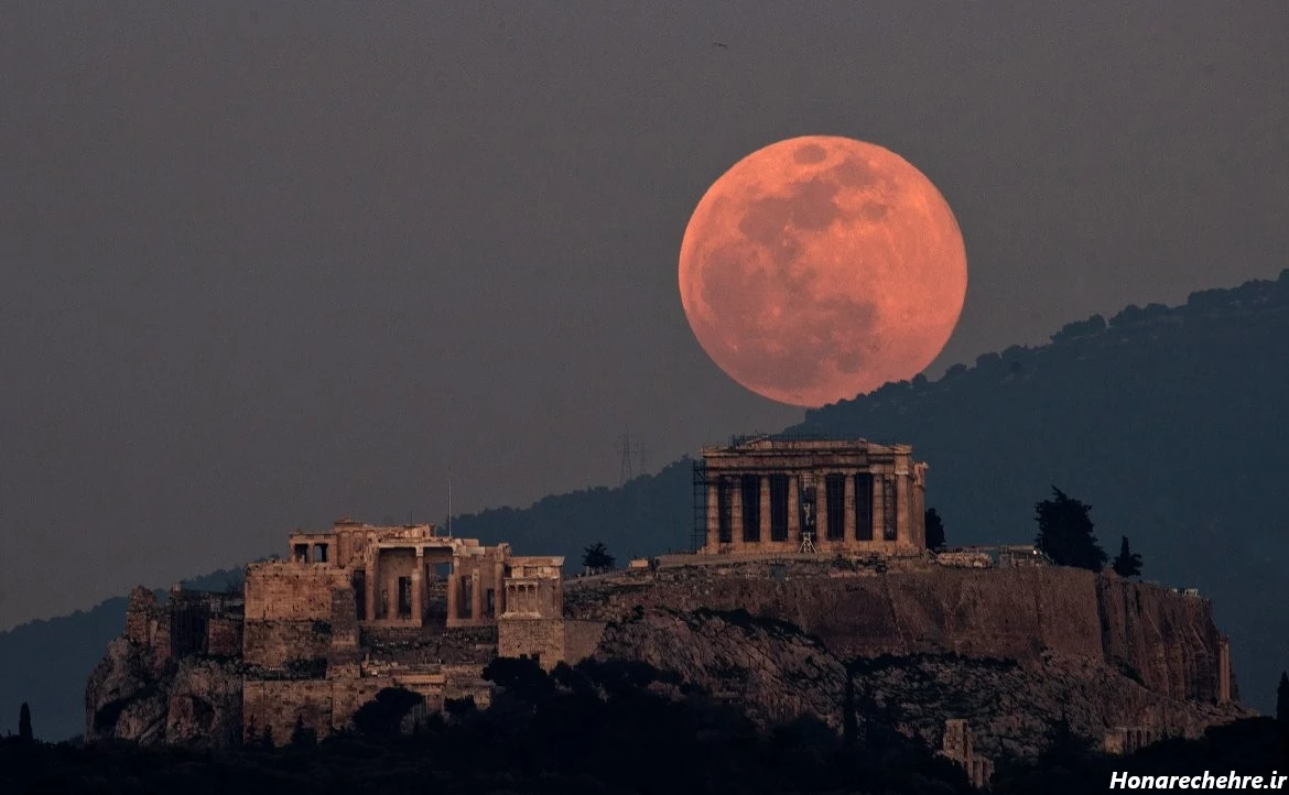 عکس واقعی ماه و خورشید