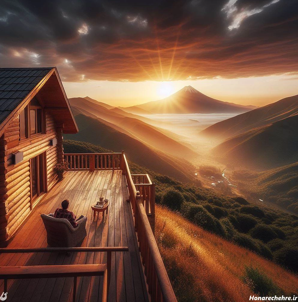 عکس طلوع خورشید عاشقانه