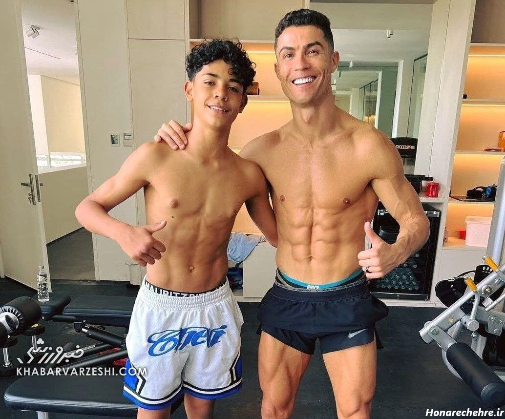 عکس فرزندان رونالدو