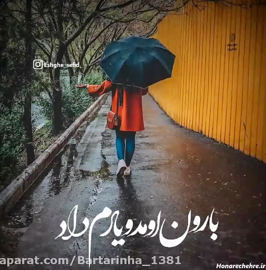 آهنگ بارون با صدای علیرضا طلیسچی