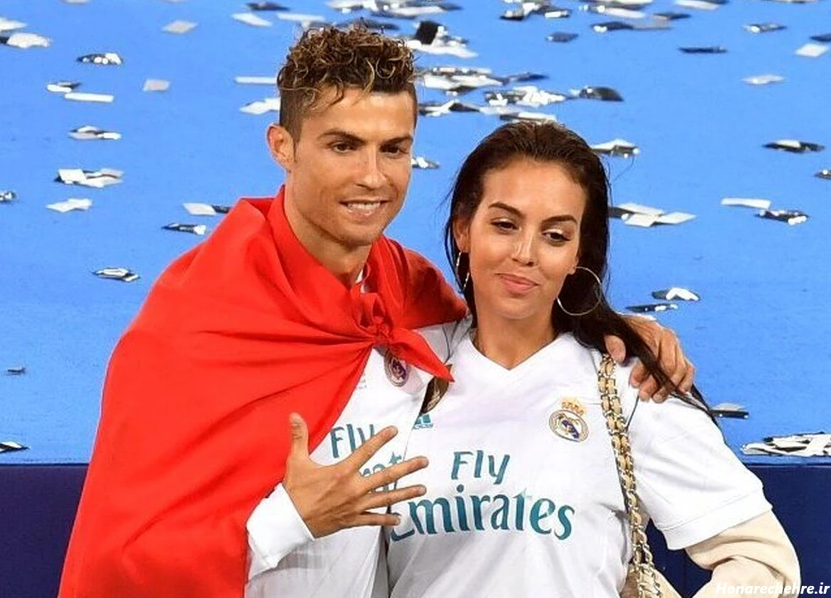 عکس رونالدو و جورجینا عاشقانه