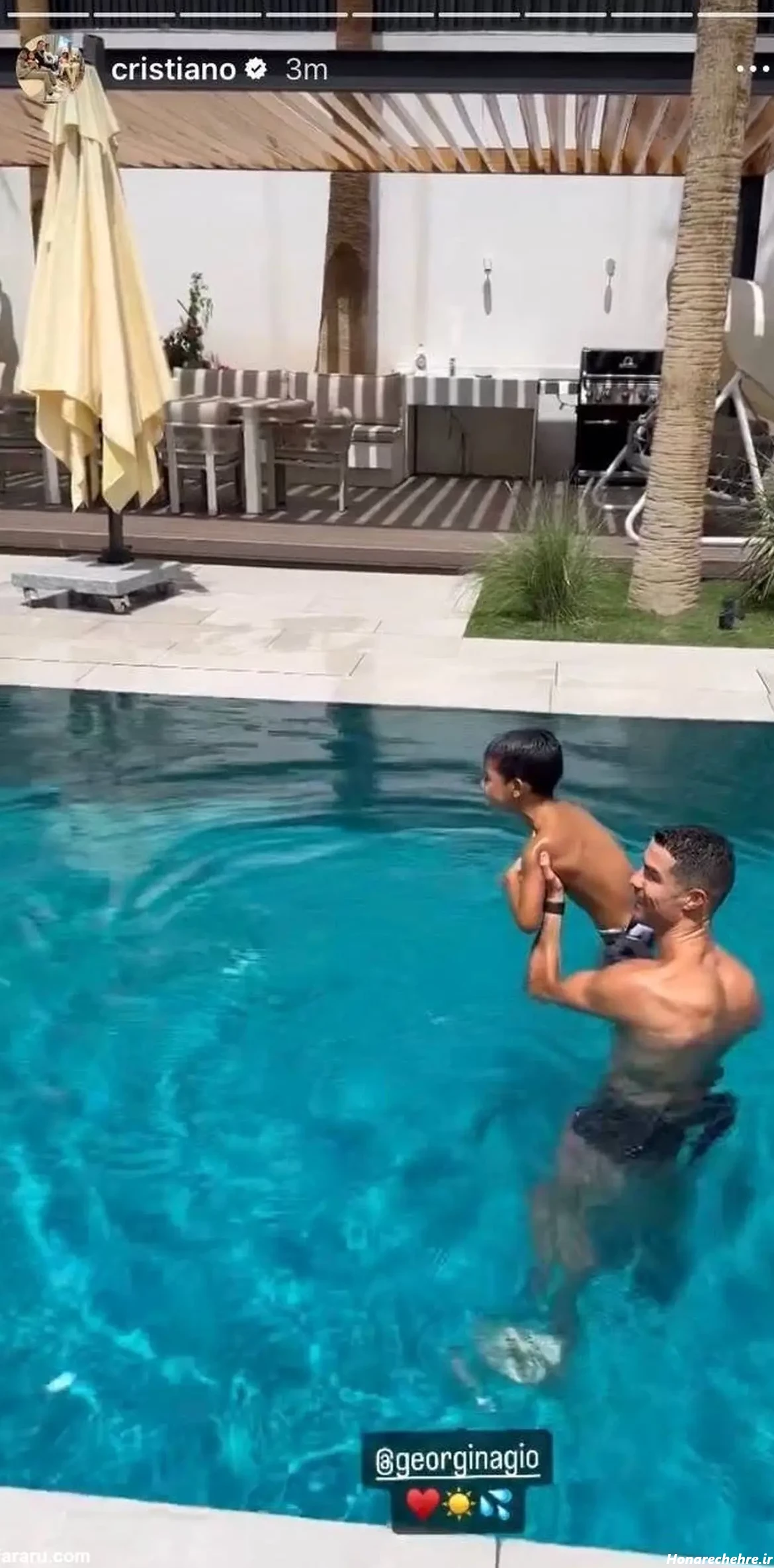 عکس رونالدو و جورجینا عاشقانه