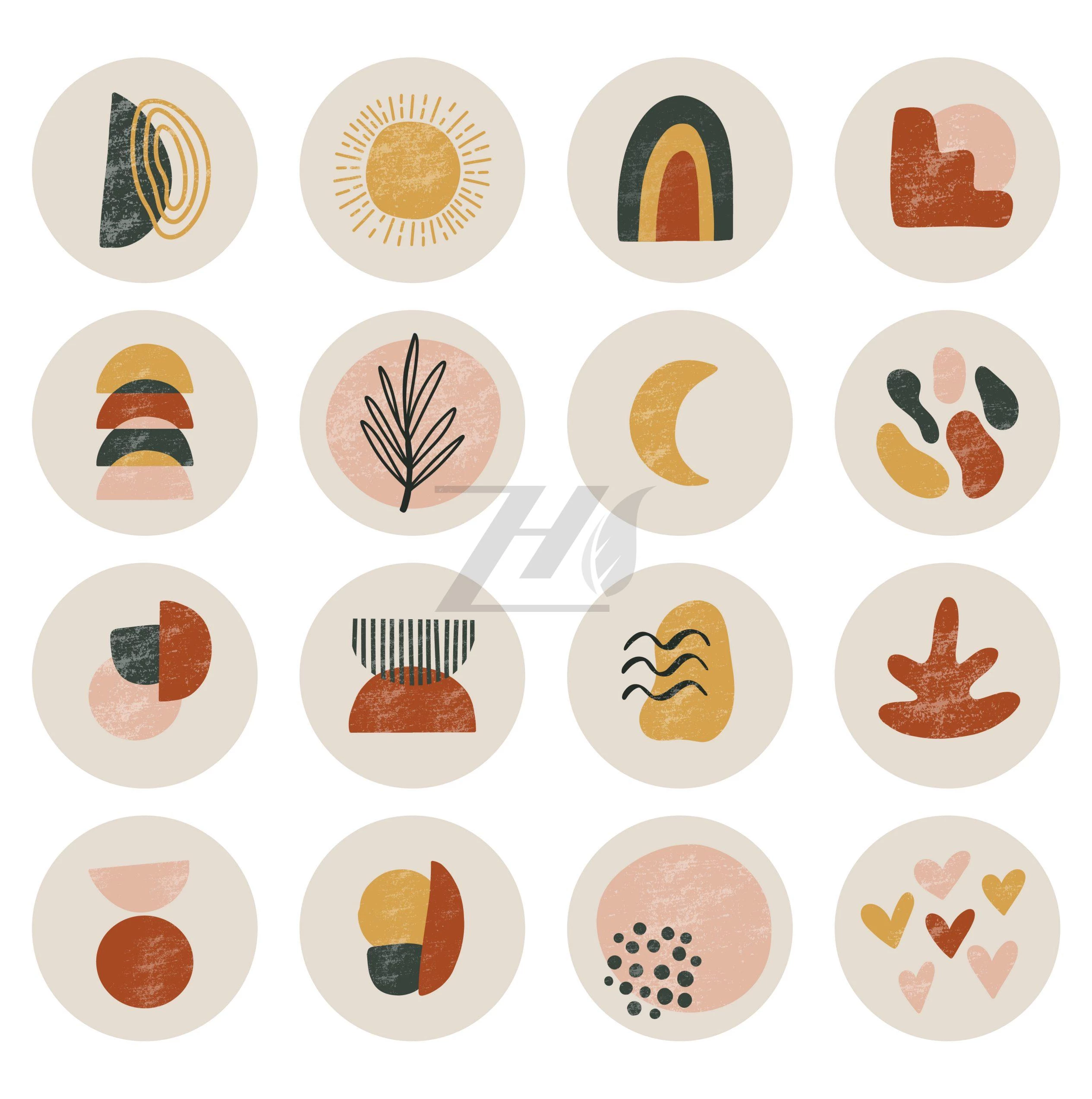 کاور هایلایت مینیمال دخترانه