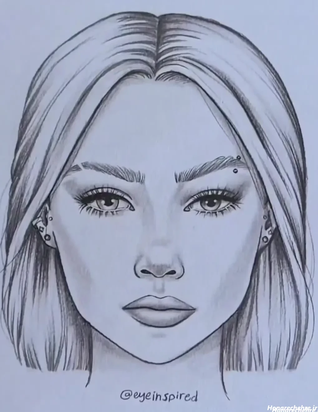 عکس چهره برای طراحی سیاه قلم ساده پسرانه