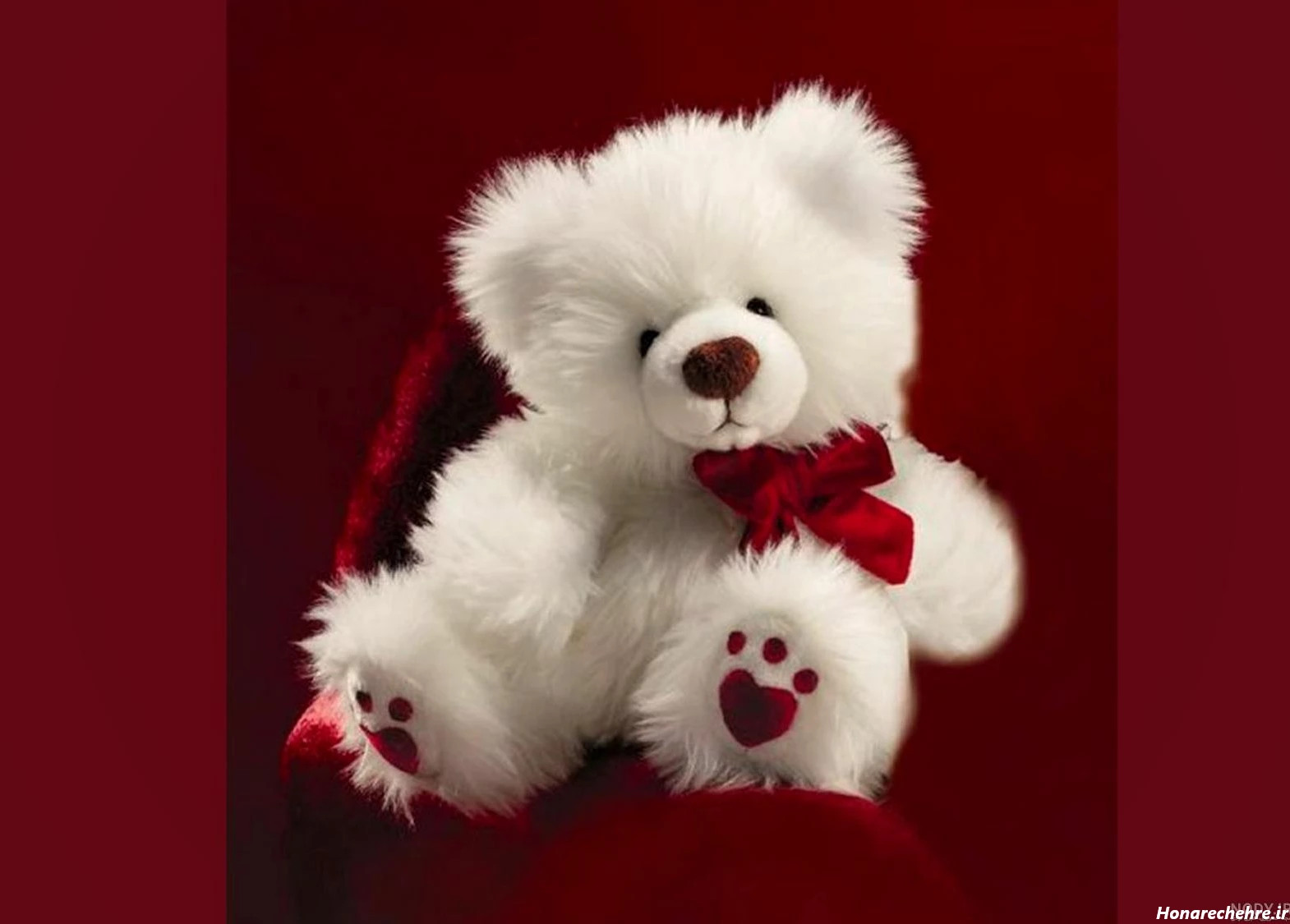 عکس خرس فانتزی بامزه صورتی