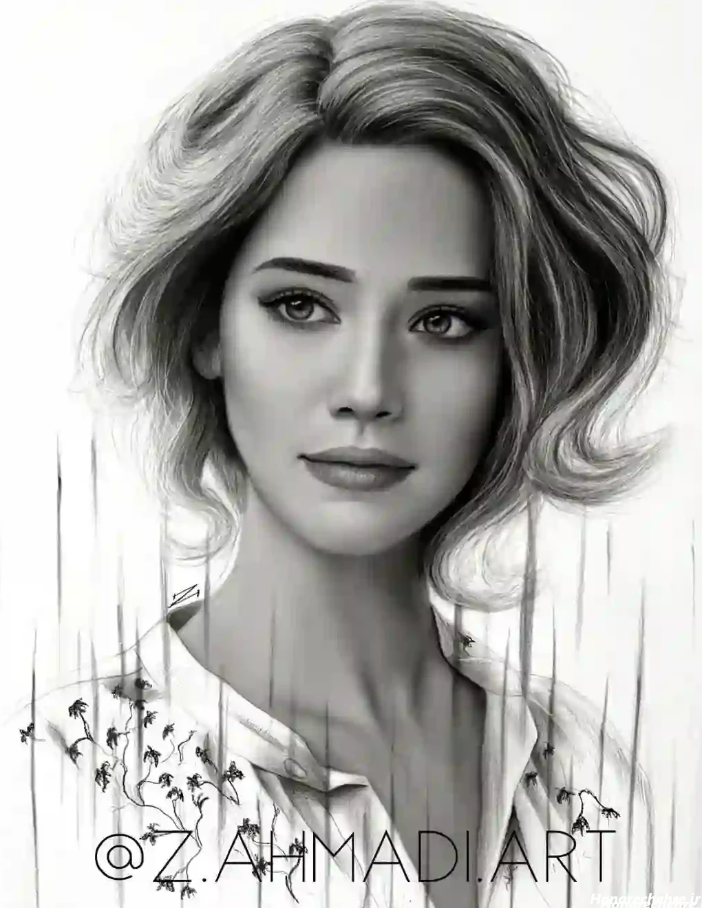 عکس چهره برای طراحی سیاه قلم ساده پسرانه