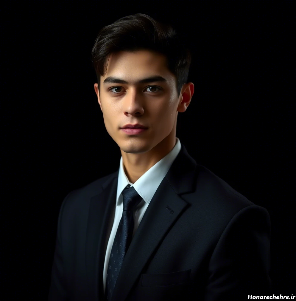 چهره مردانه زیبا ایرانی