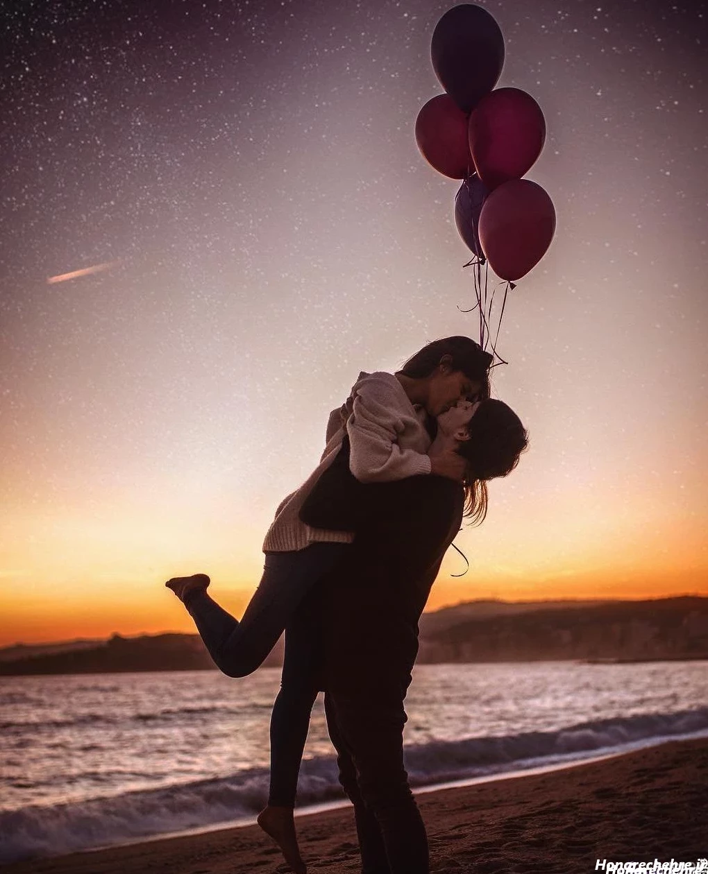 عکس پس زمینه عاشقانه دختر و پسر فانتزی