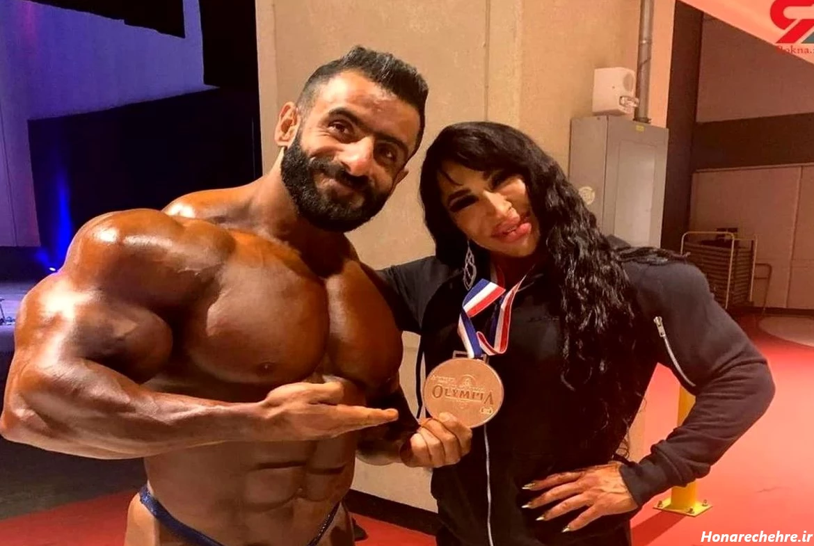 عکس هادی چوپان با آرنولد