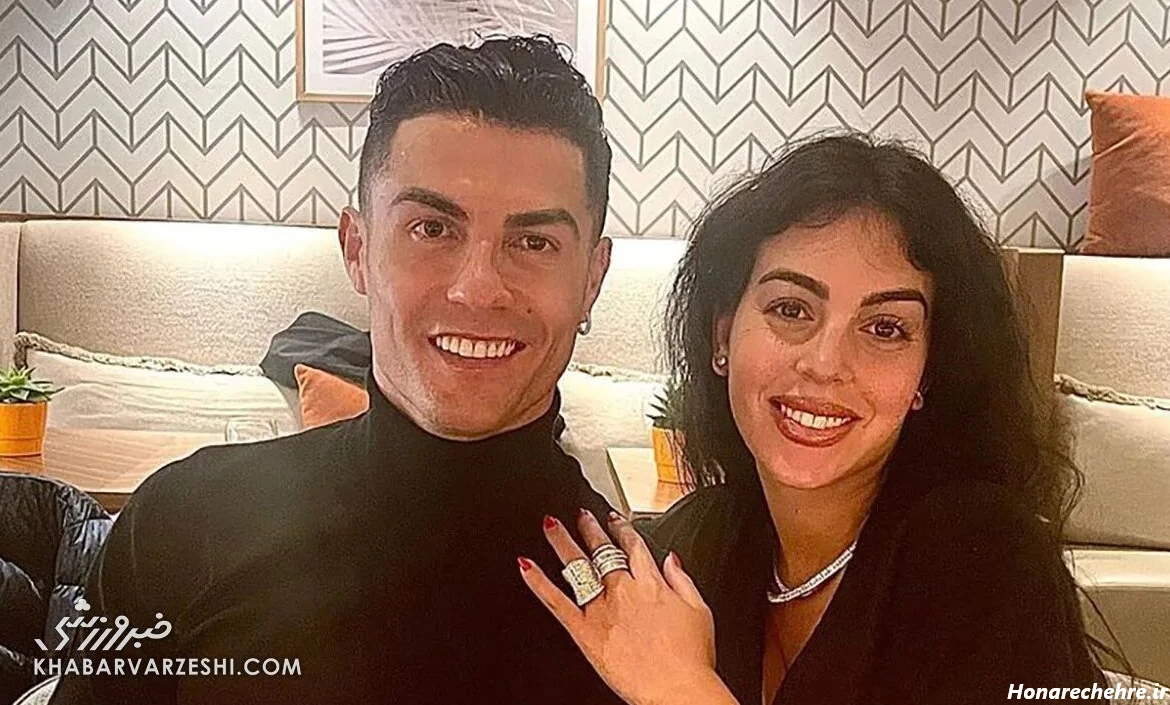 عکس رونالدو و همسرش در تخت خواب
