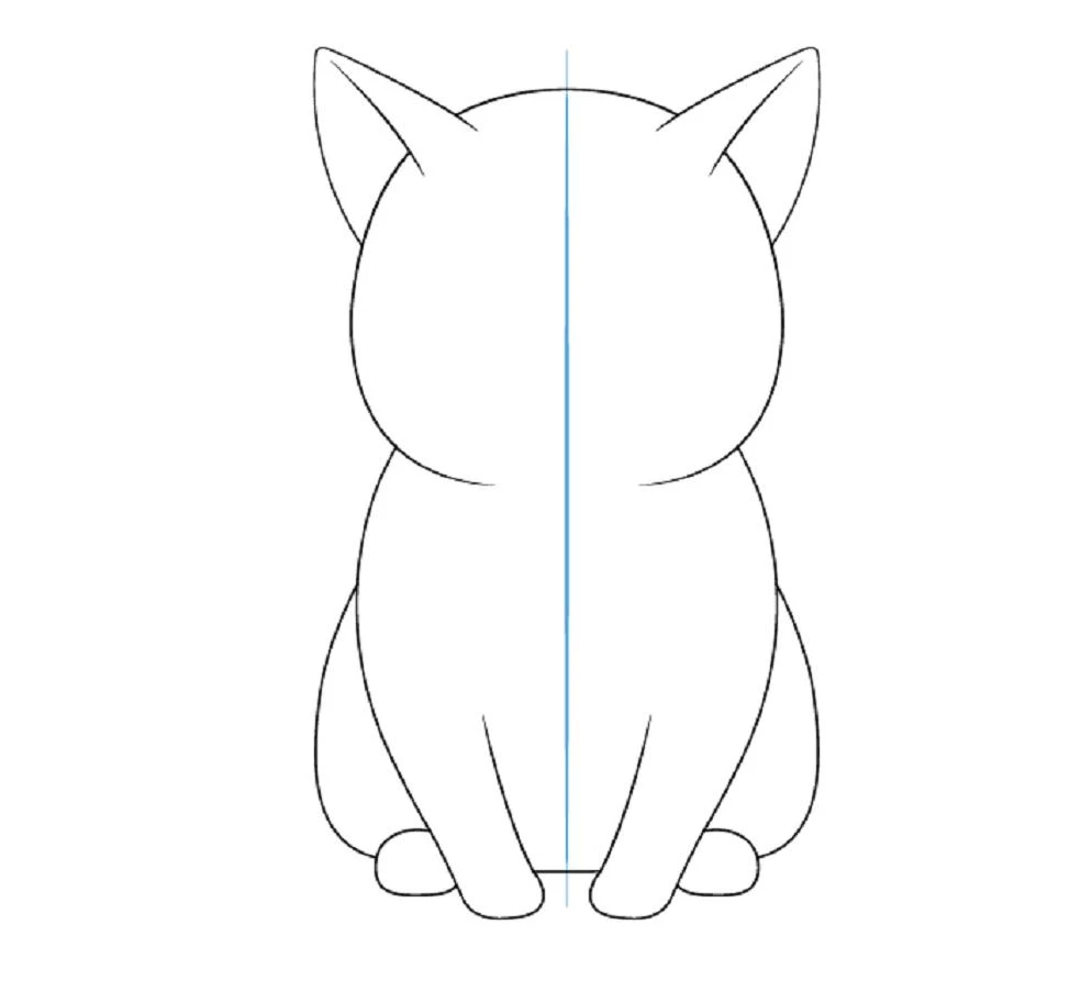 عکس نقاشی گربه رنگ شده