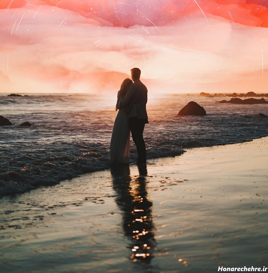 عکس پس زمینه عاشقانه دختر و پسر فانتزی