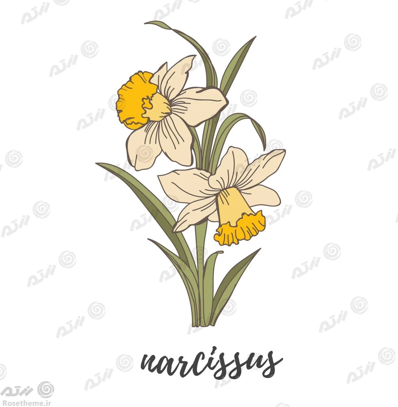 نقاشی گل آسان