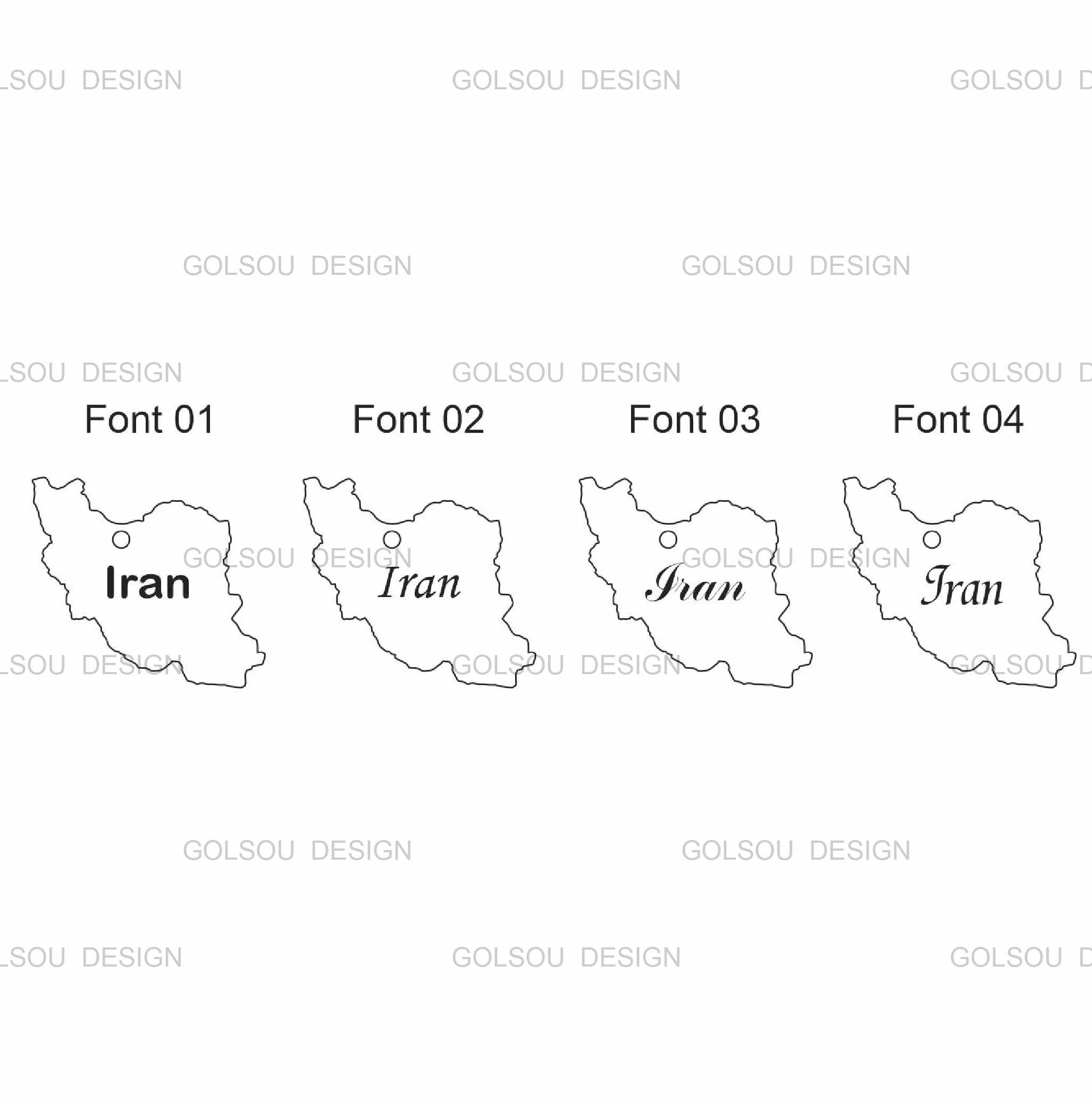 نقشه خام ایران pdf