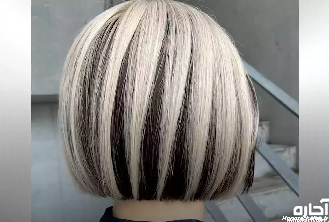 رنگ شکلاتی و مش استخوانی