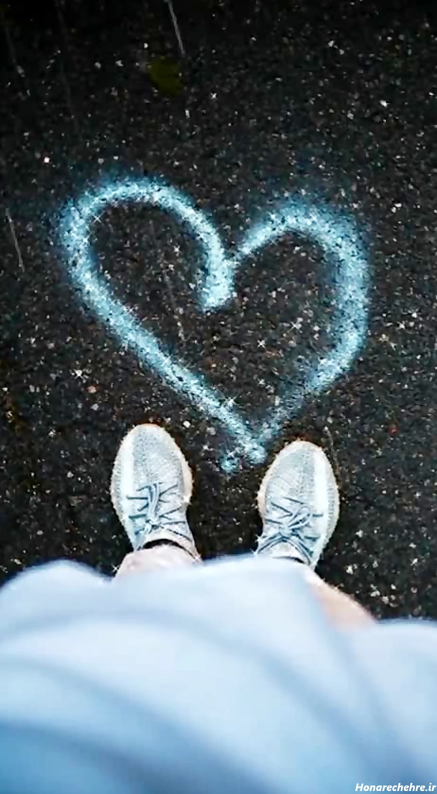 زیباترین عکس الله در قلب