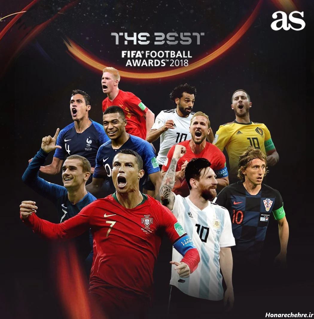 عکس رونالدو مسی نیمار صلاح