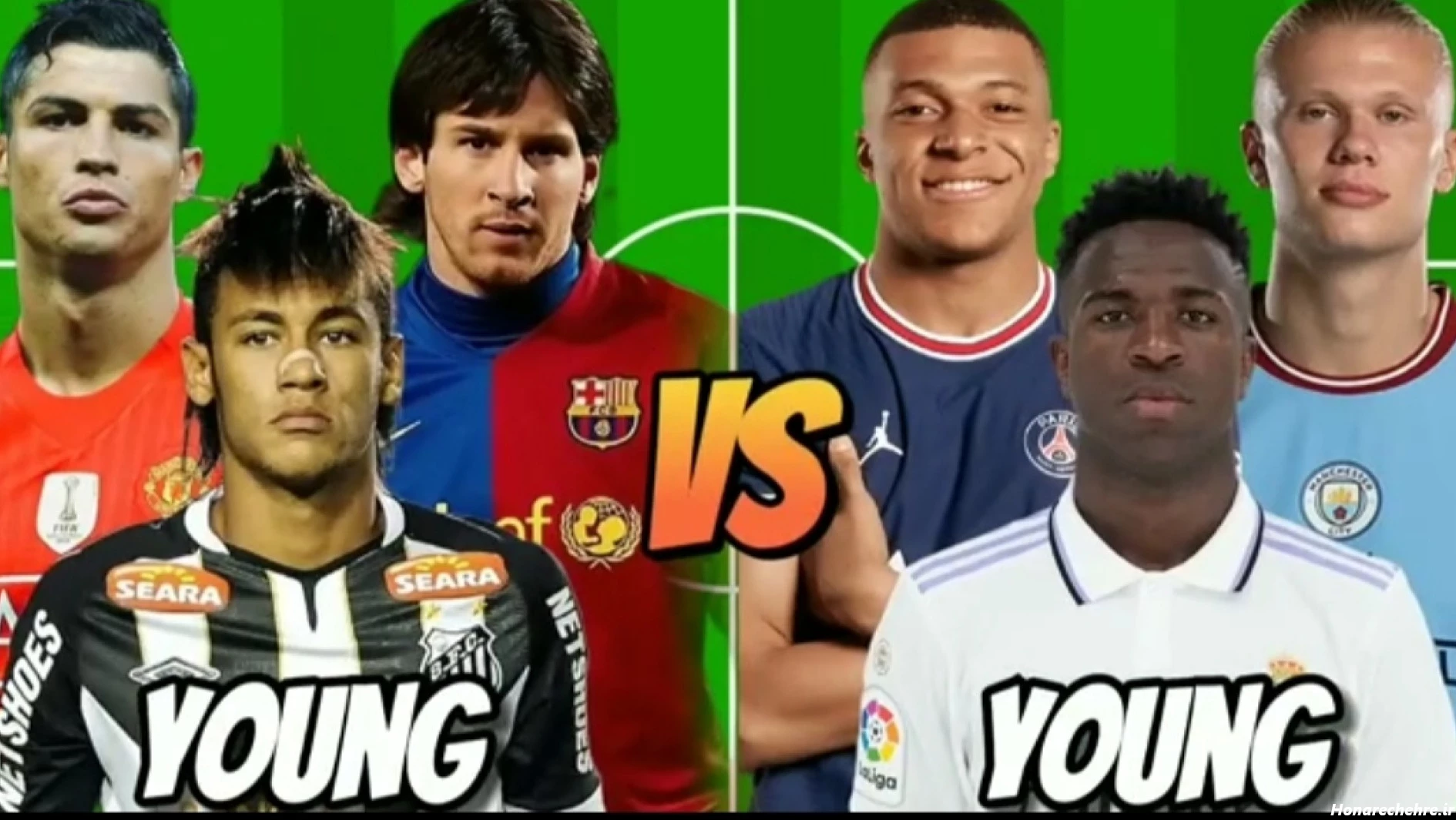 عکس رونالدو مسی نیمار صلاح