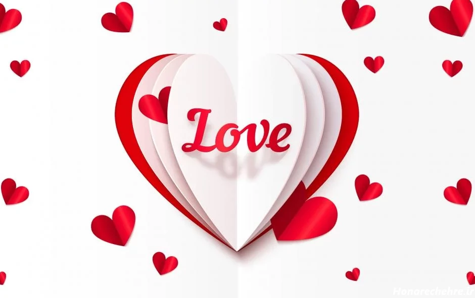 عکس قلب قرمز خوشگل کوچک