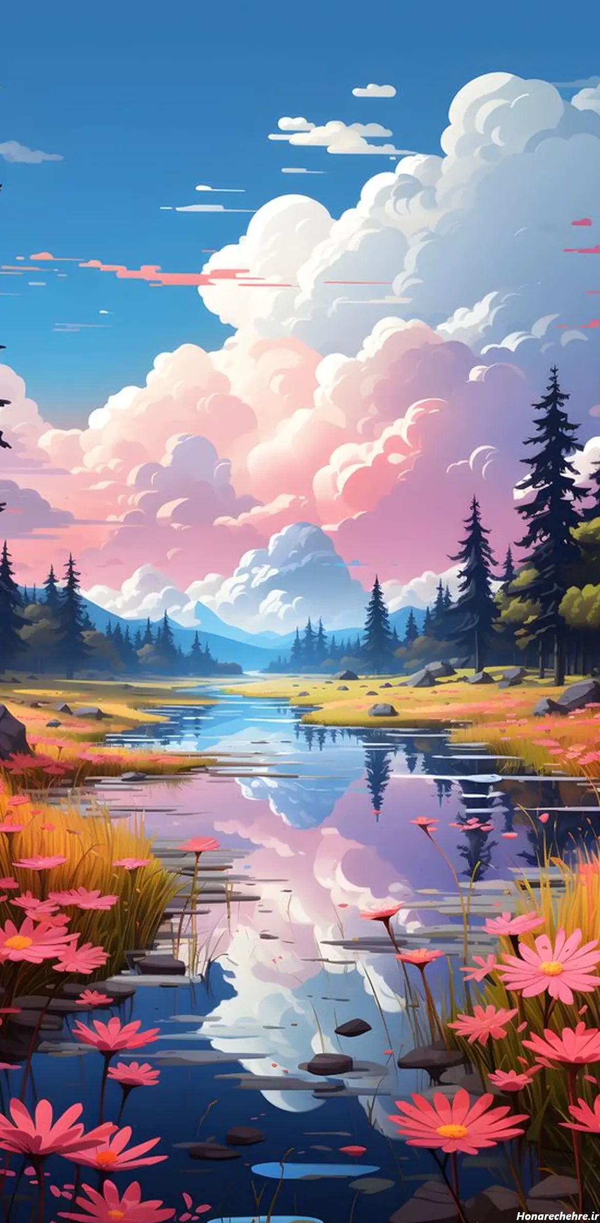 تصویر زمینه دخترانه شیک و باکلاس