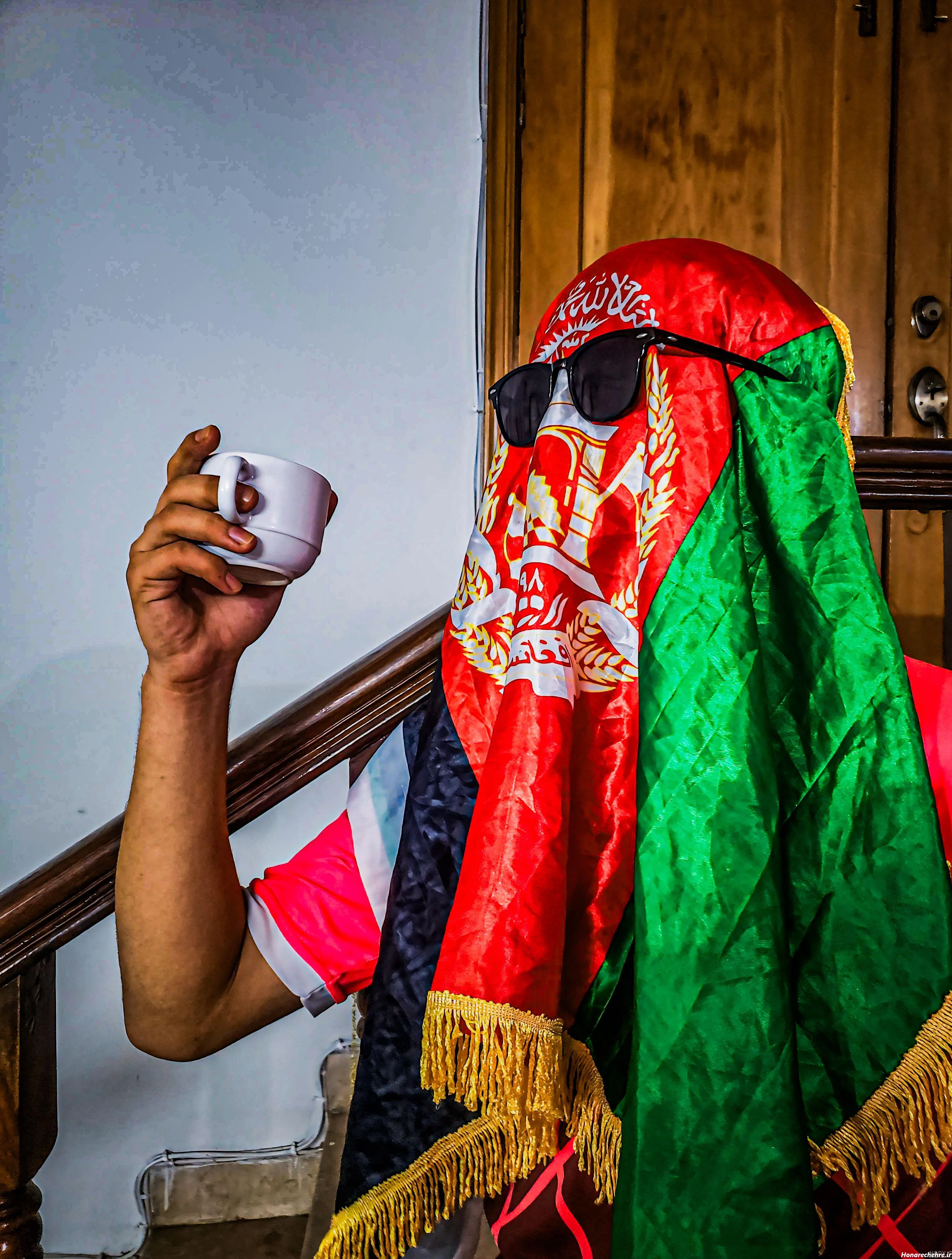 عکس پرچم افغانستان غمگین برای پروفایل