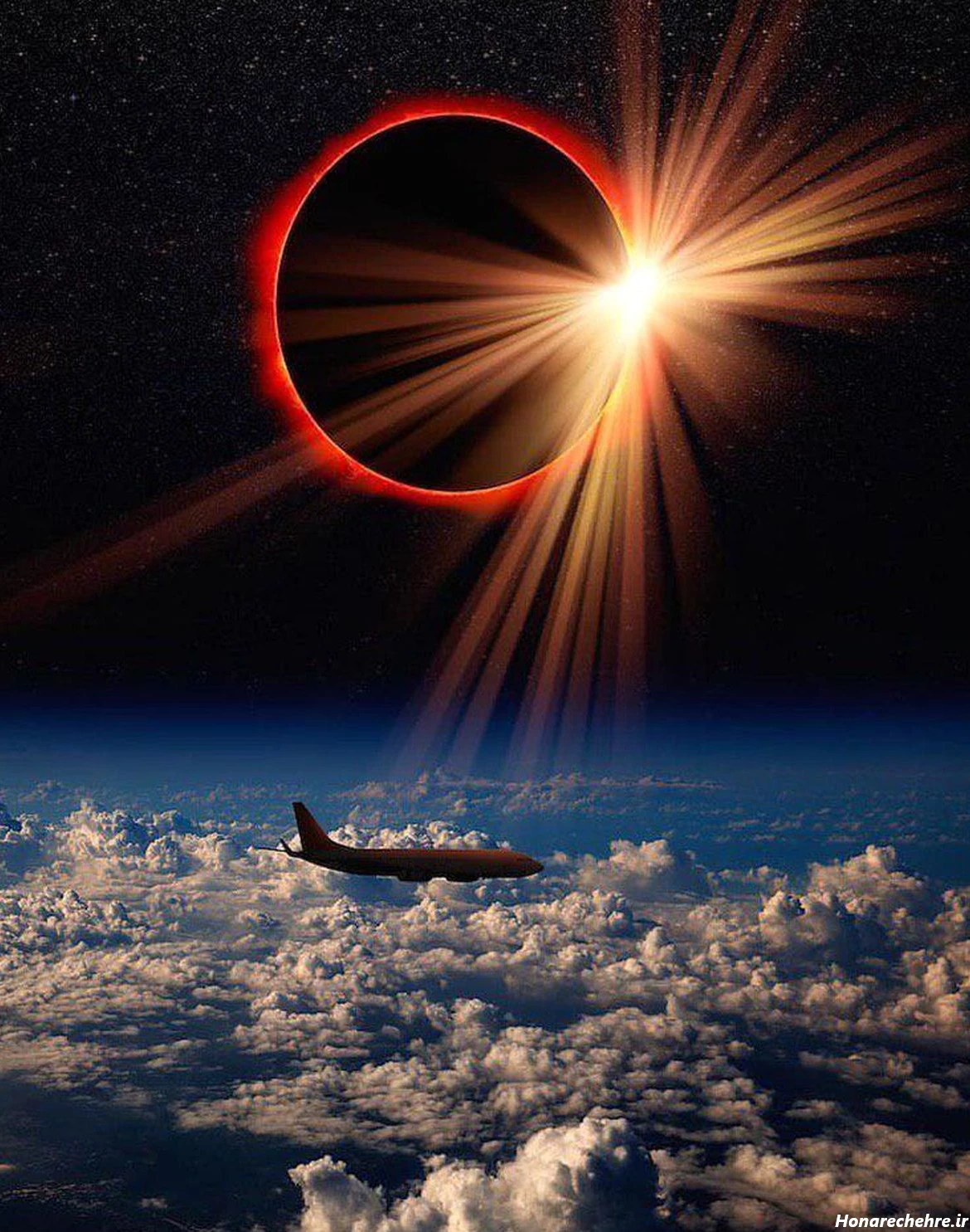 بزرگترین خورشید گرفتگی جهان