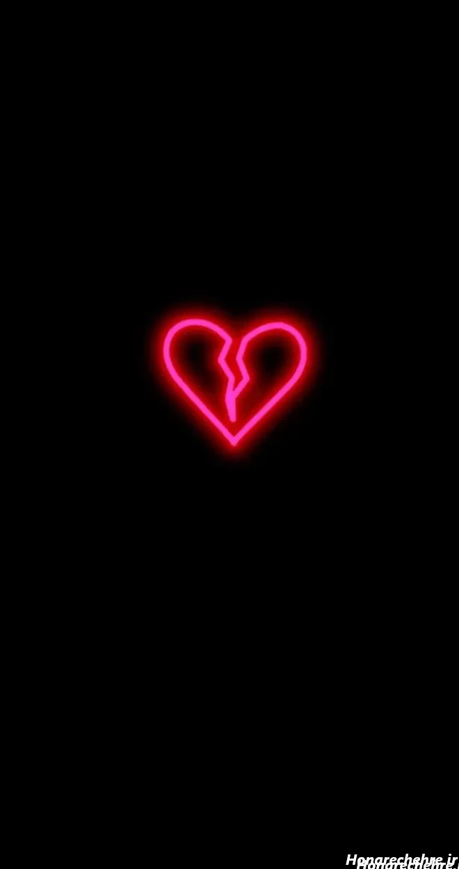 عکس قلب سیاه برای پروفایل