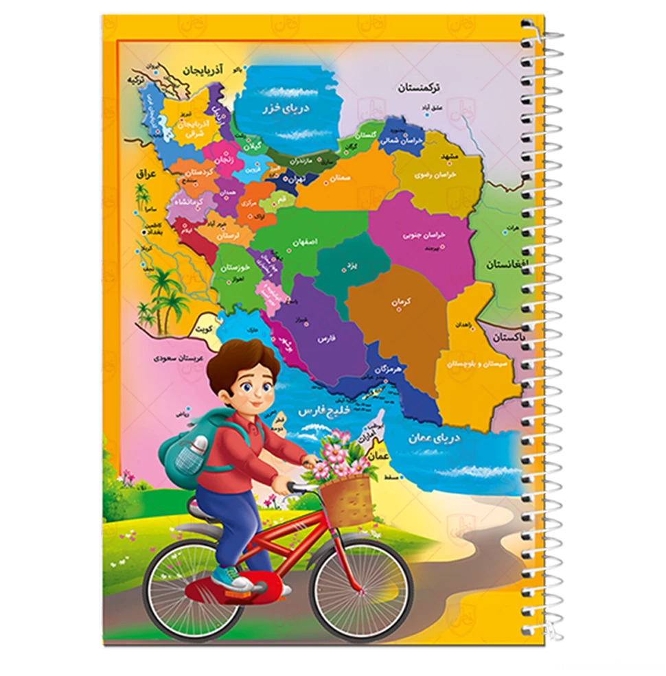 نقشه ایران بدون نوشته و رنگ