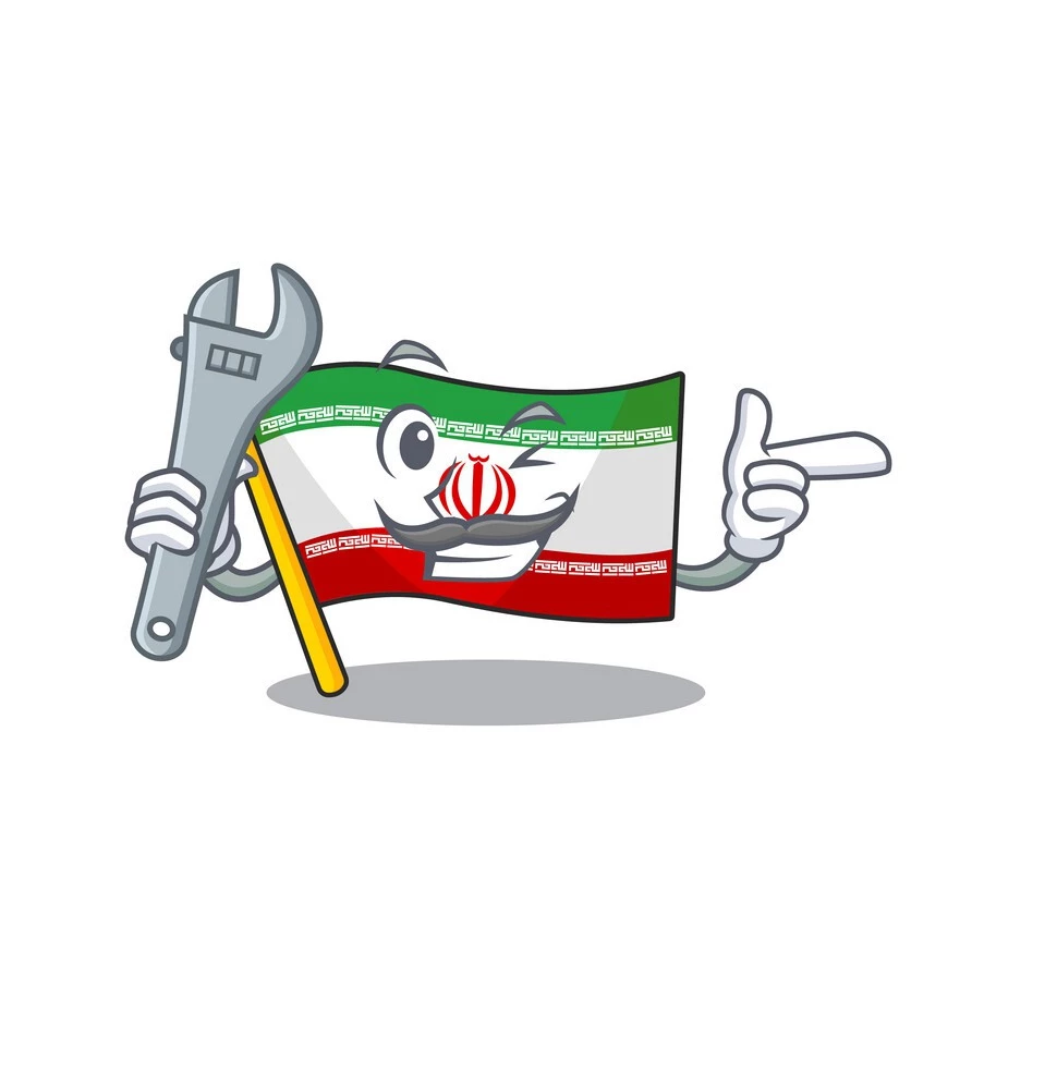 نقشه ایران بدون نوشته و رنگ