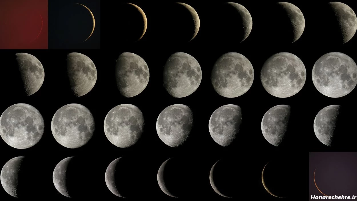 عکس ستاره واقعی در شب از نزدیک