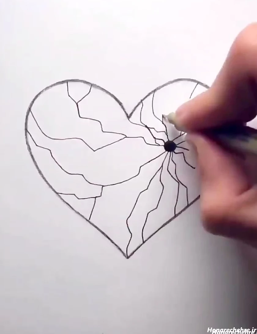 عکس قلب سیاه برای پروفایل