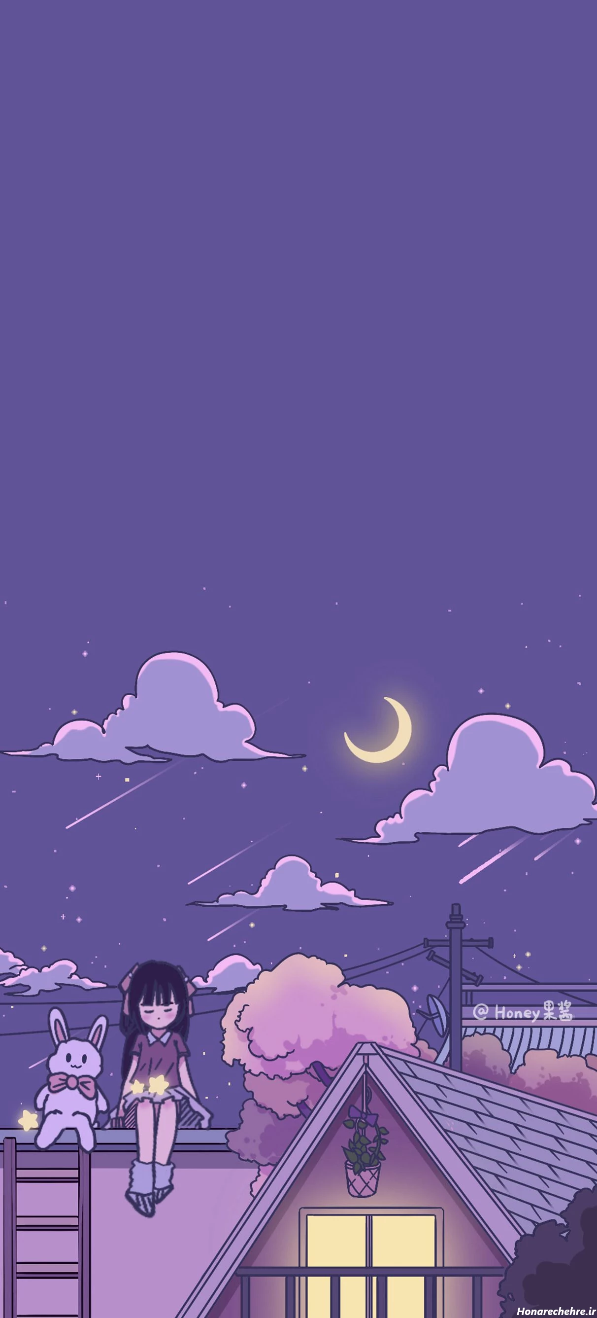 بک گراند بنفش ساده