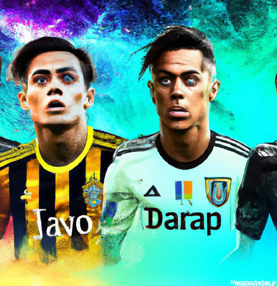 عکس رونالدو مسی نیمار صلاح