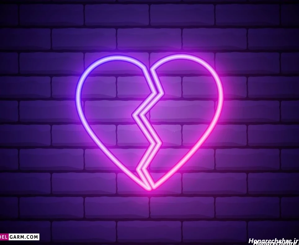 عکس قلب سیاه برای پروفایل