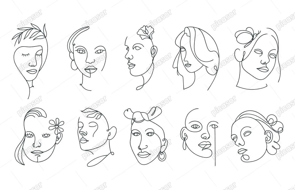 عکس دختر بدون چهره خارجی