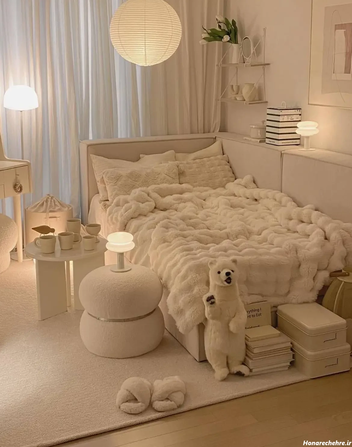 عکس اتاق خواب دخترانه رویایی