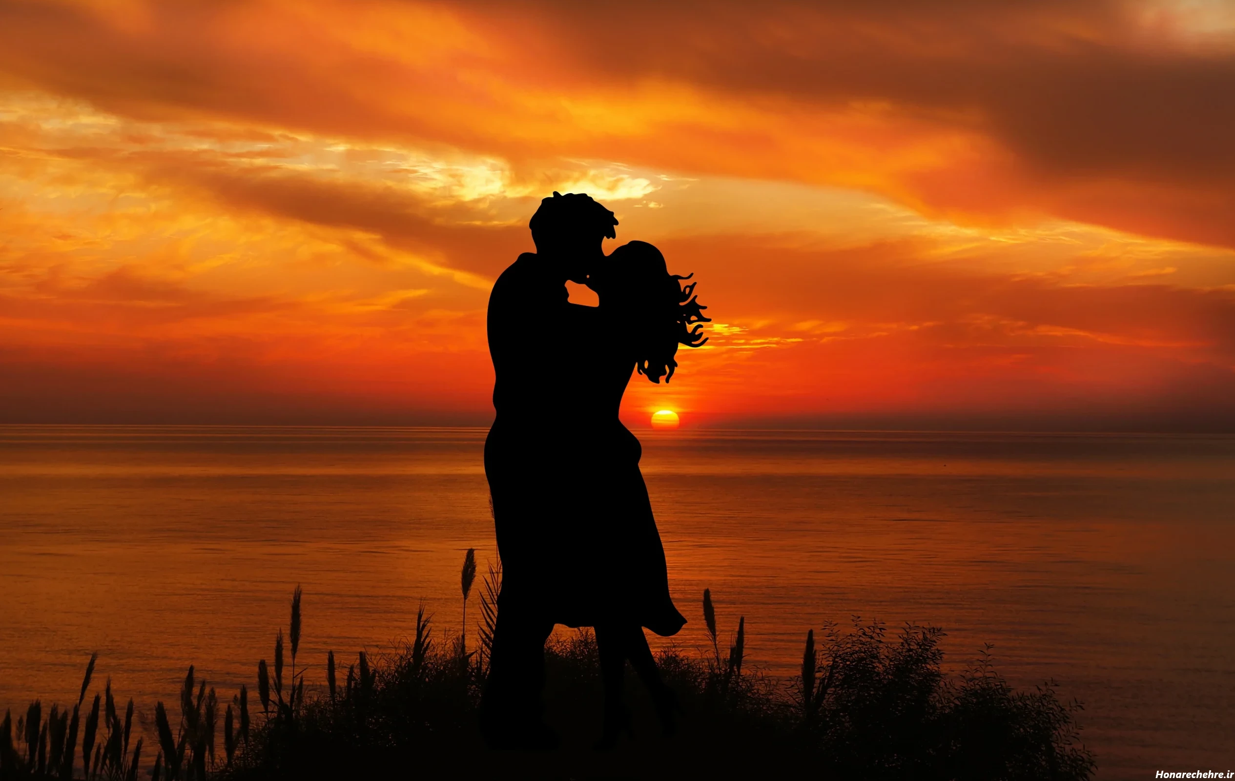 عکس پس زمینه عاشقانه دختر و پسر فانتزی