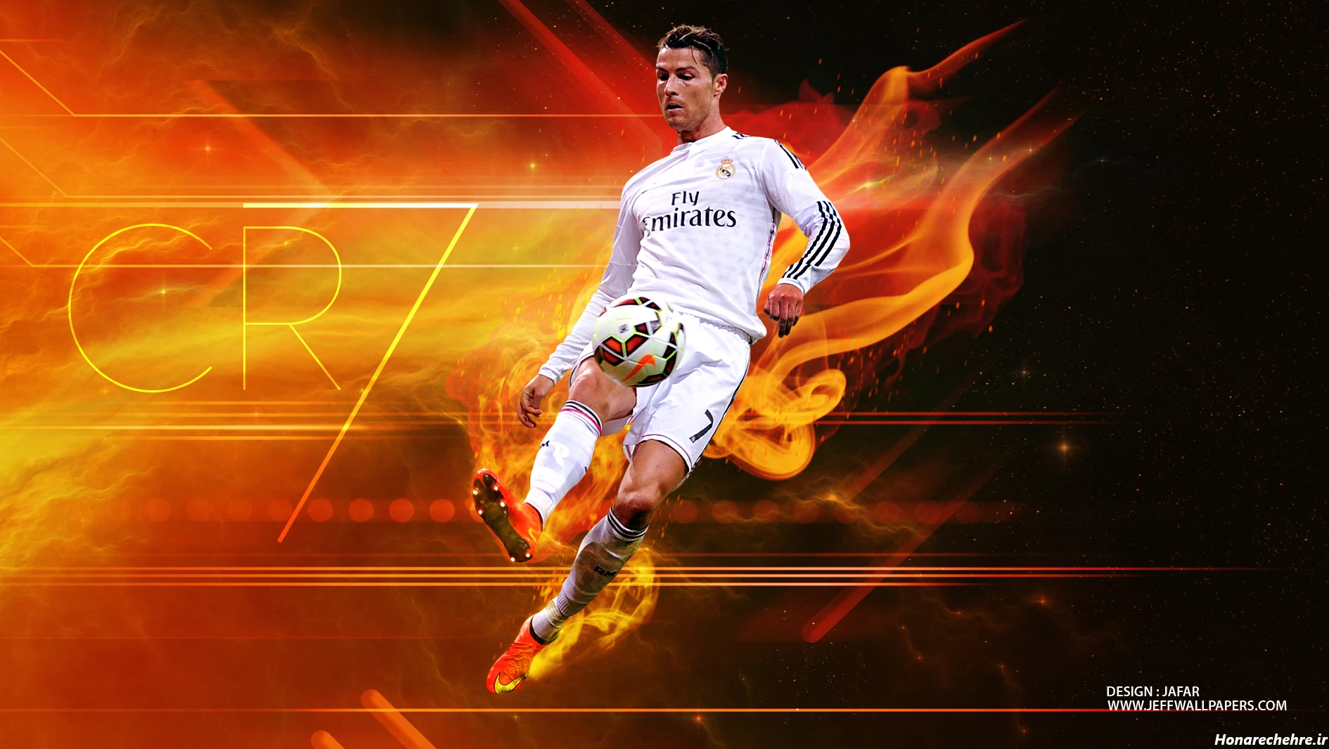 عکس رونالدو در رئال مادرید خفن