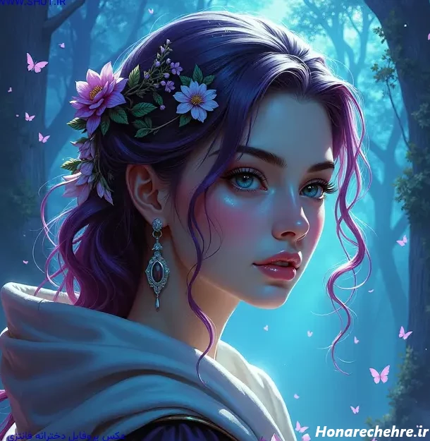 تصویر زمینه دخترانه شیک و باکلاس