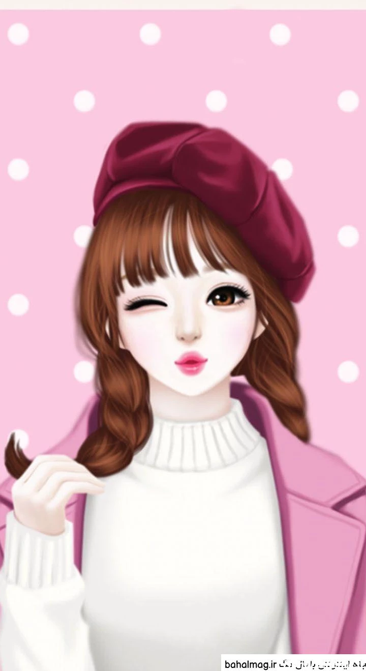 تصویر زمینه دخترانه شیک و باکلاس