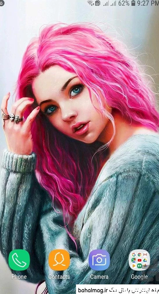 تصویر زمینه دخترانه شیک و باکلاس