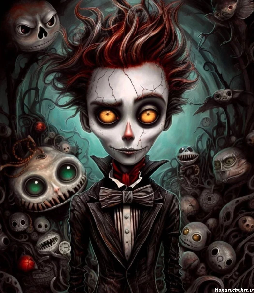 تصویر زمینه پسرانه ترسناک متحرک