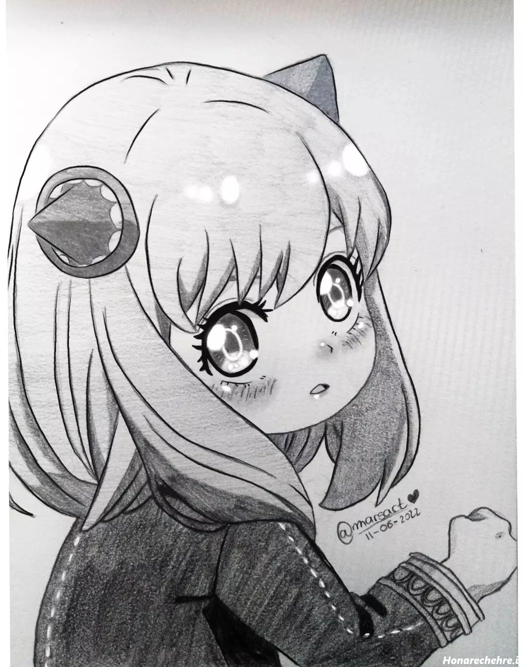 عکس انیمه کیوت سیاه پسرانه