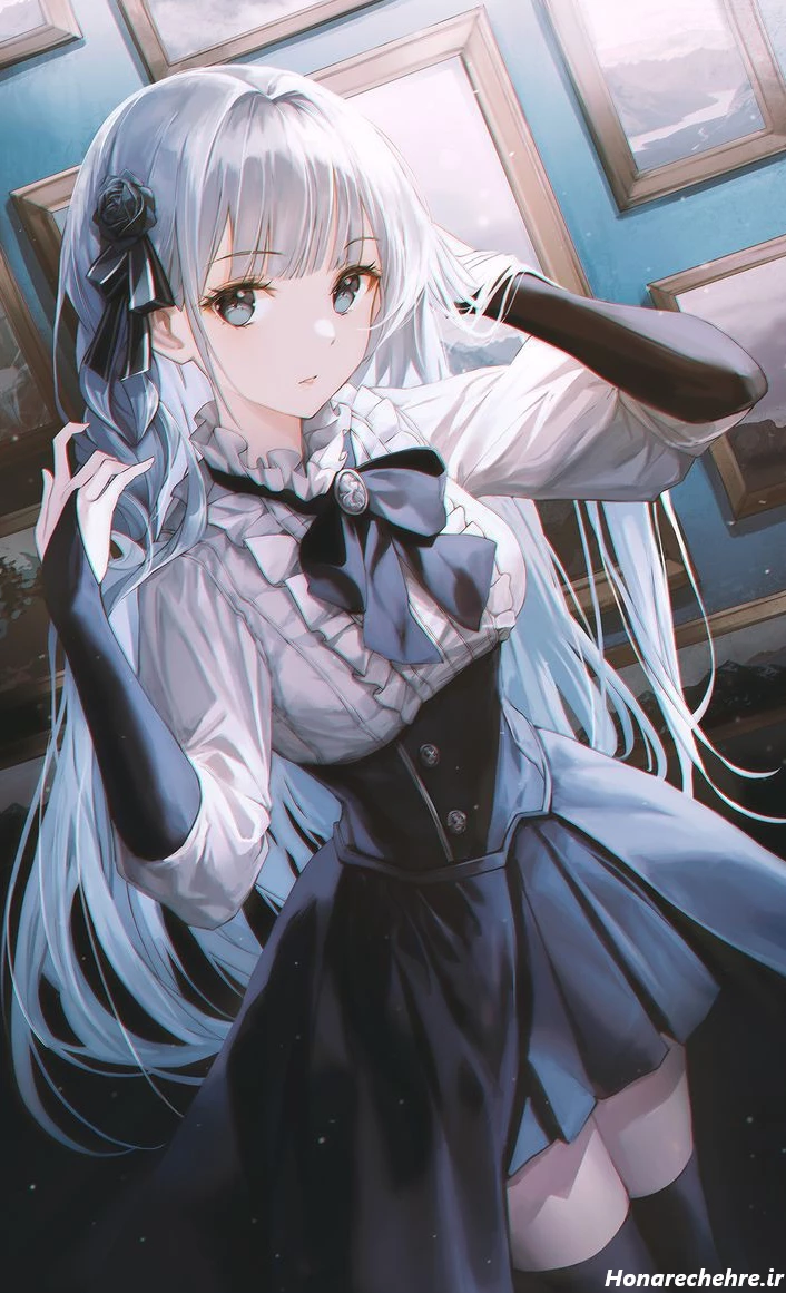 عکس انیمه کیوت سیاه پسرانه