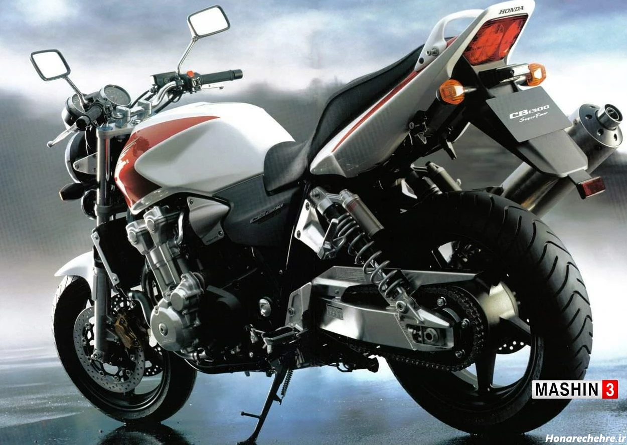 عکس موتور سی بی ۱۳۰۰ آبی