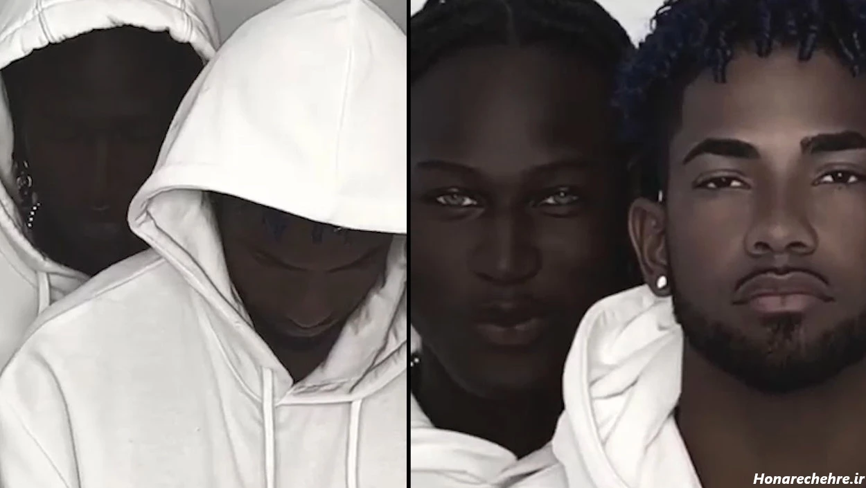 عکس مرد سیاه ترسناک