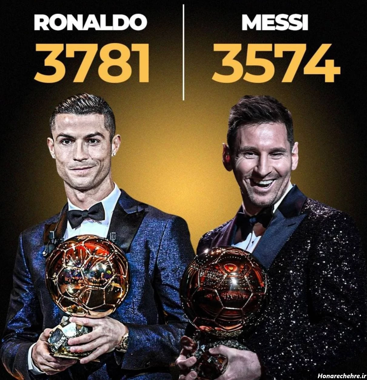 عکس توپ طلا برای پروفایل