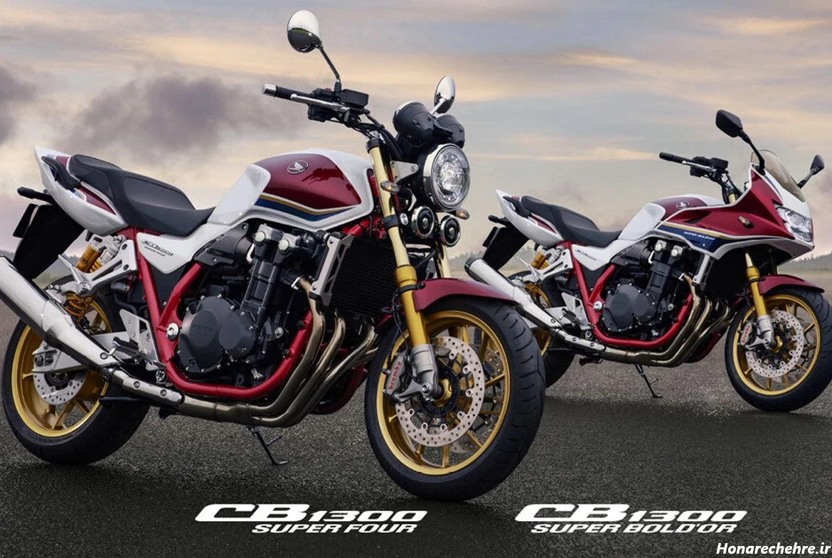 عکس موتور سی بی ۱۳۰۰ آبی