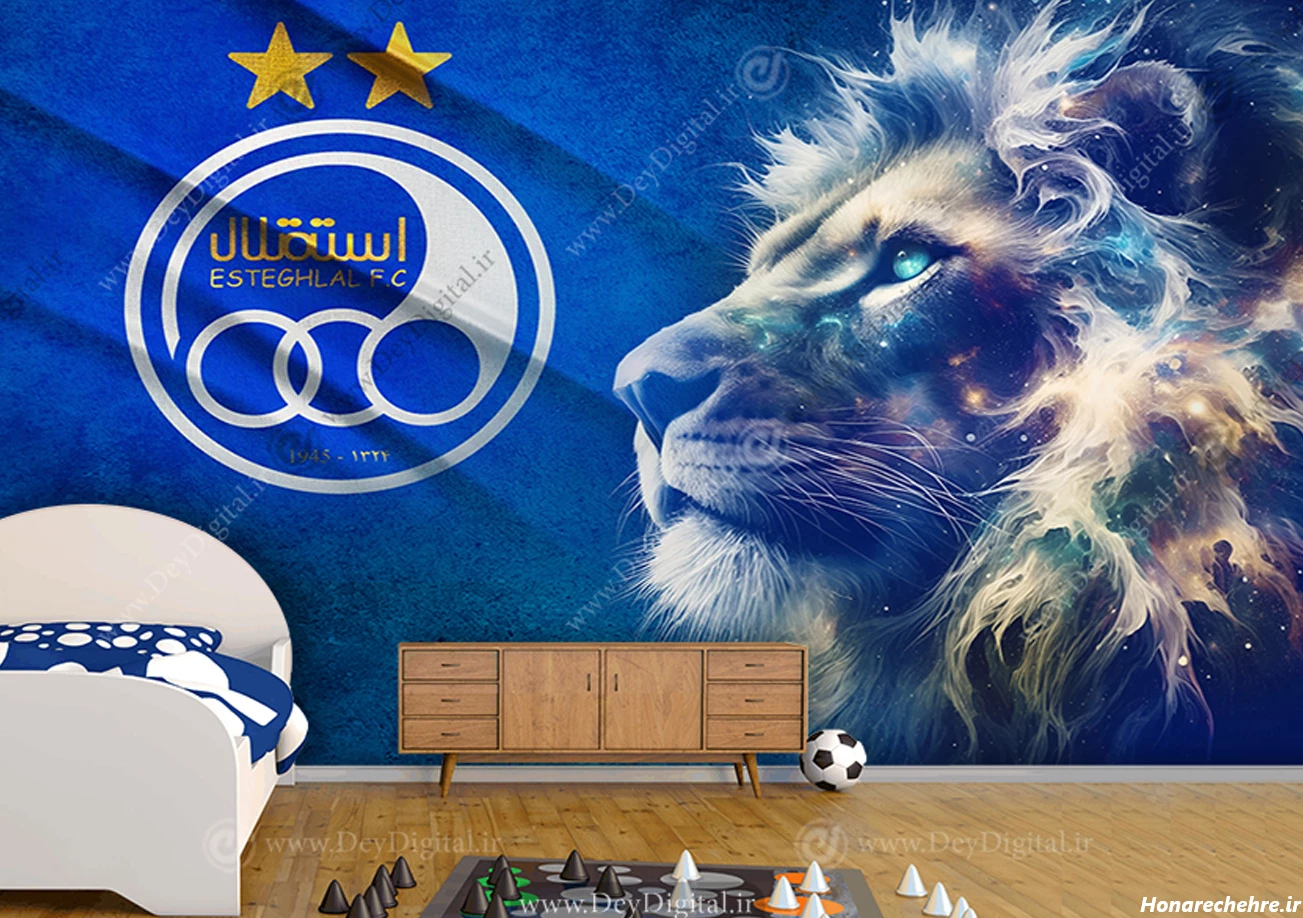 عکس استقلال شیر پرسپولیس موش