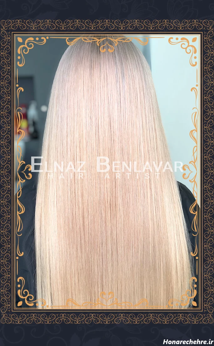 عکس دختر مو بلوند از پشت